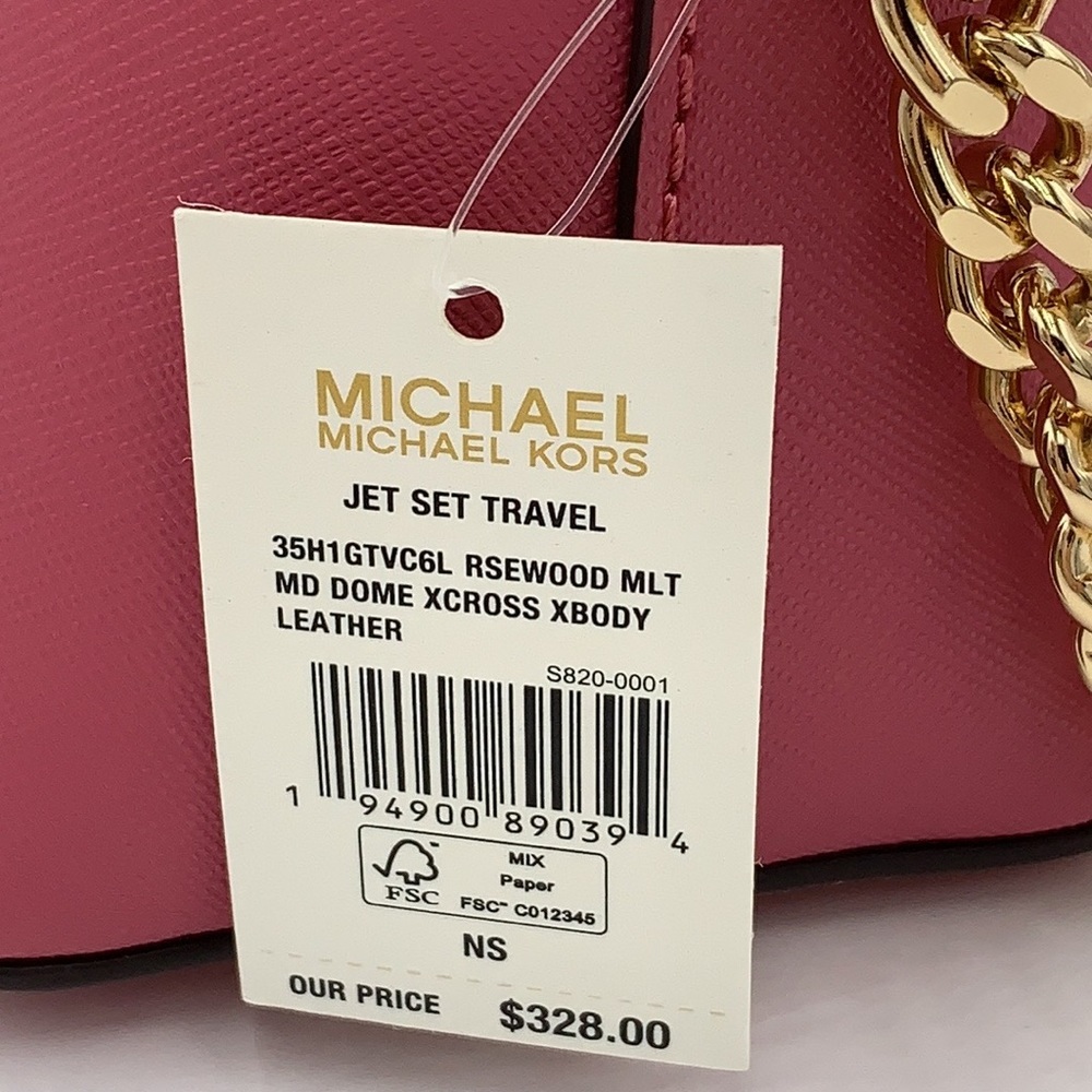 MICHAEL KORS
Jet Set Travel Medium Logo Dome Crossbody Bag ROSEWOOD MULT… - Picture 14 of 16